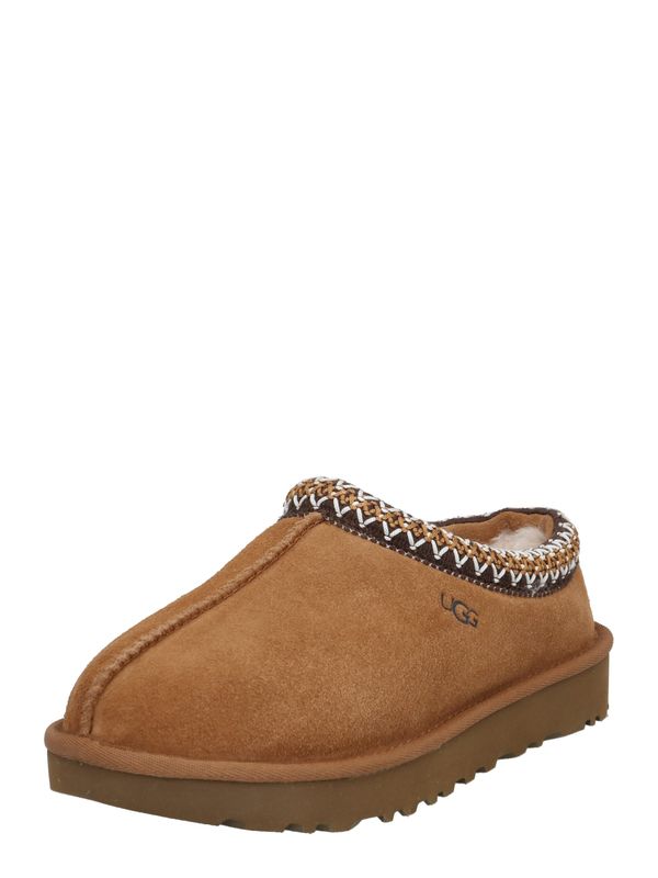 UGG UGG Papuče 'TASMAN'  smeđa / tamno zelena / bijela