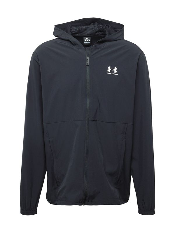 UNDER ARMOUR UNDER ARMOUR Sportska jakna 'Vibe'  crna / bijela