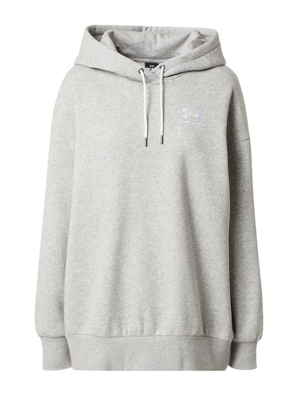 UNDER ARMOUR UNDER ARMOUR Sportska sweater majica  siva melange / bijela