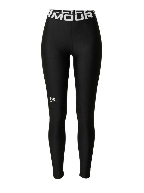 UNDER ARMOUR UNDER ARMOUR Sportske hlače 'Authentics'  crna / bijela