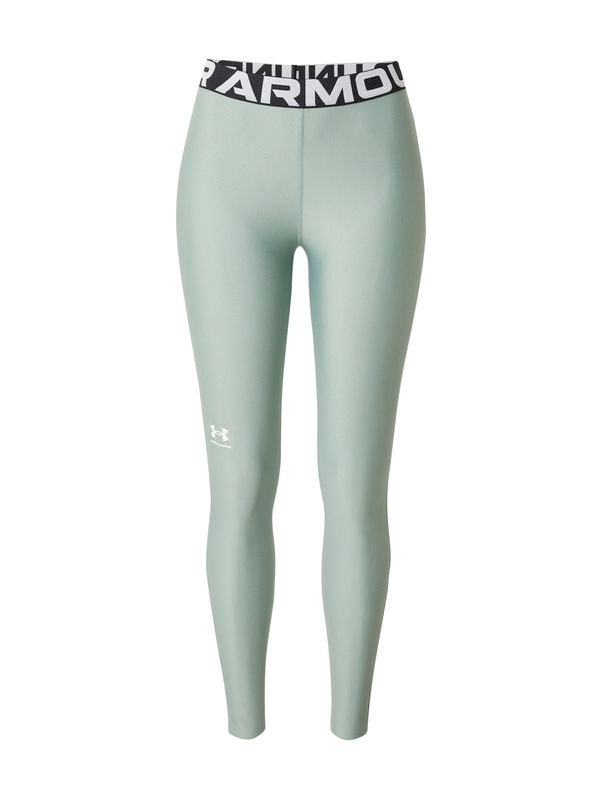 UNDER ARMOUR UNDER ARMOUR Sportske hlače 'Authentics'  pastelno zelena / crna / bijela