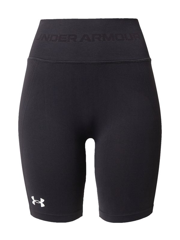 UNDER ARMOUR UNDER ARMOUR Sportske hlače  crna / bijela