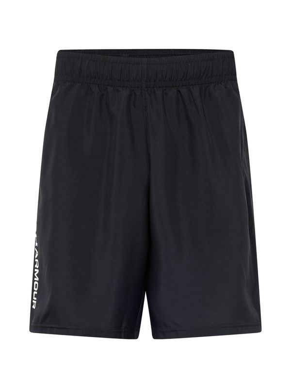 UNDER ARMOUR UNDER ARMOUR Sportske hlače  crna / bijela