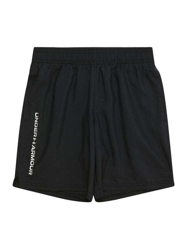 UNDER ARMOUR UNDER ARMOUR Sportske hlače  crna / bijela