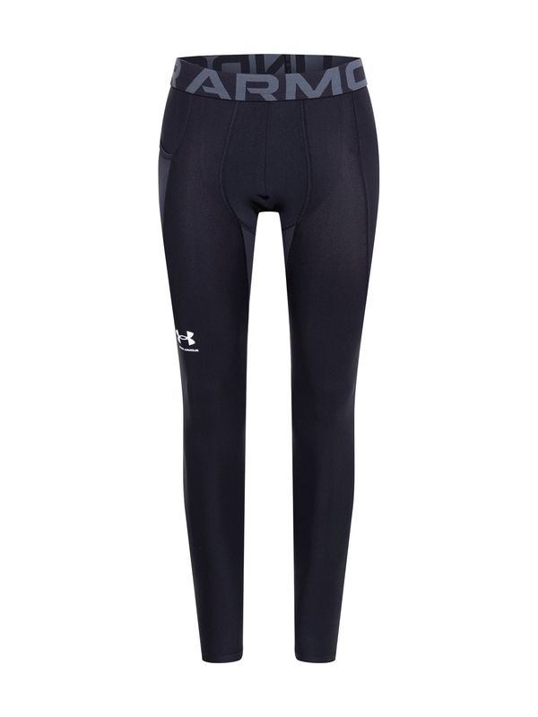 UNDER ARMOUR UNDER ARMOUR Sportske hlače  kameno siva / crna / bijela