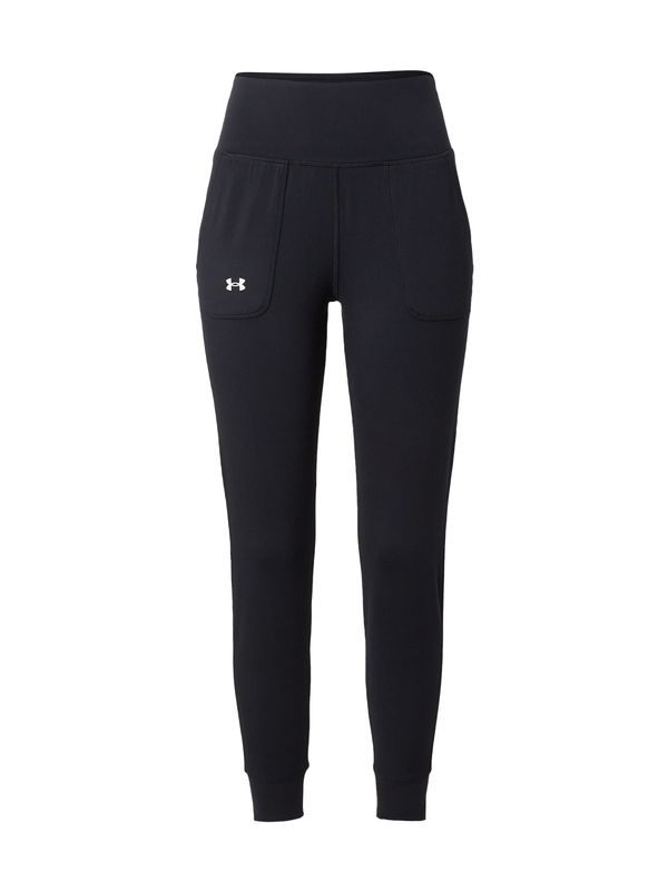 UNDER ARMOUR UNDER ARMOUR Sportske hlače 'Motion'  crna / bijela