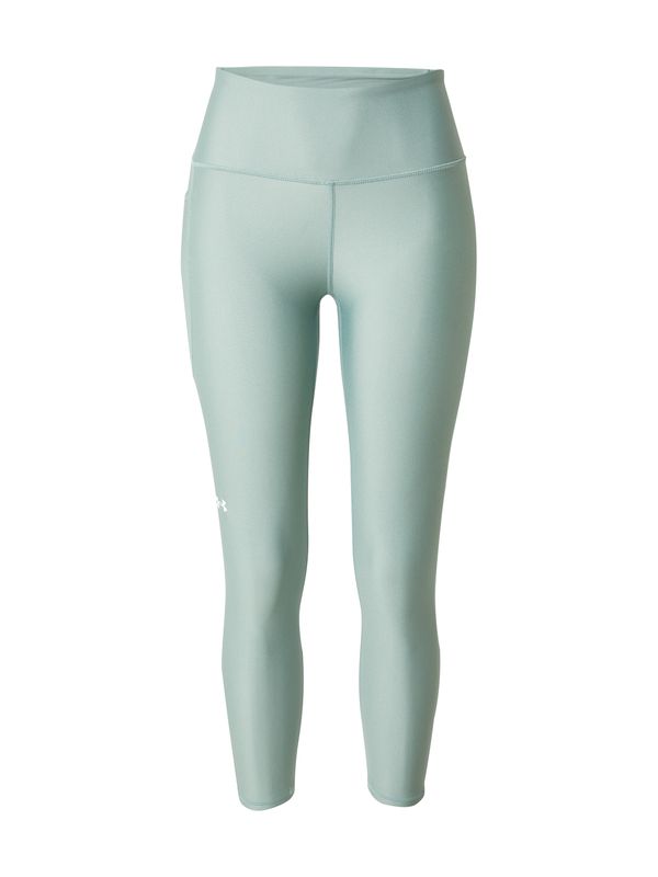 UNDER ARMOUR UNDER ARMOUR Sportske hlače  pastelno zelena / bijela
