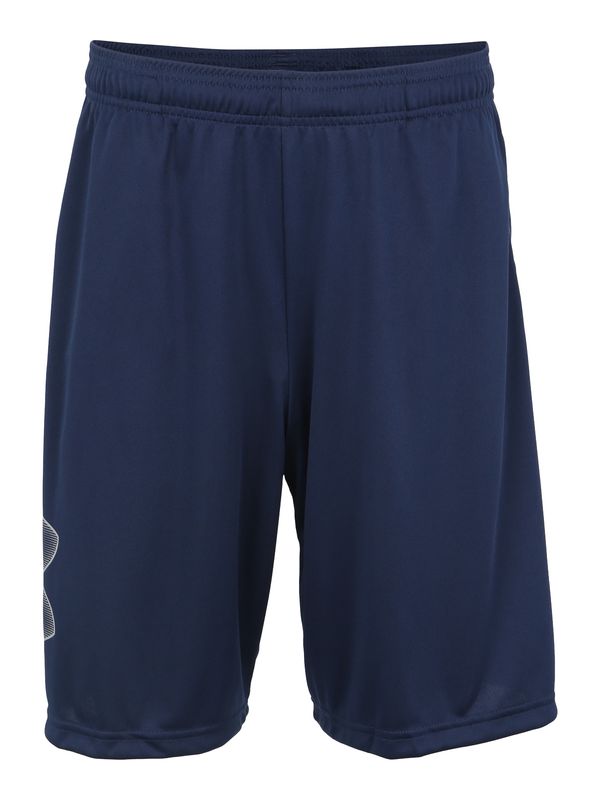 UNDER ARMOUR UNDER ARMOUR Sportske hlače 'Tech'  mornarsko plava / bijela