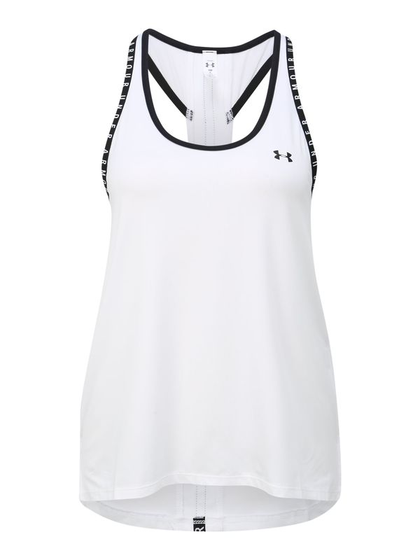 UNDER ARMOUR UNDER ARMOUR Sportski top 'Knockout'  crna / bijela