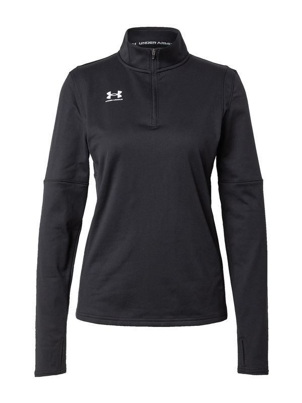 UNDER ARMOUR UNDER ARMOUR Tehnička sportska majica 'Challenger'  crna / bijela