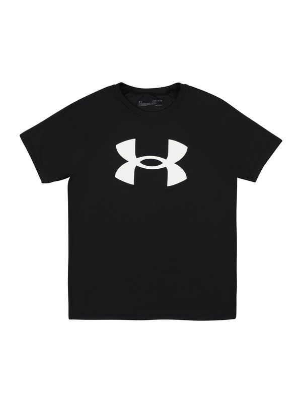 UNDER ARMOUR UNDER ARMOUR Tehnička sportska majica  crna / bijela