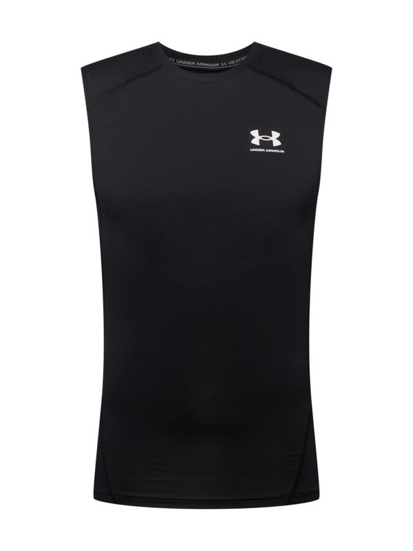 UNDER ARMOUR UNDER ARMOUR Tehnička sportska majica  crna / bijela