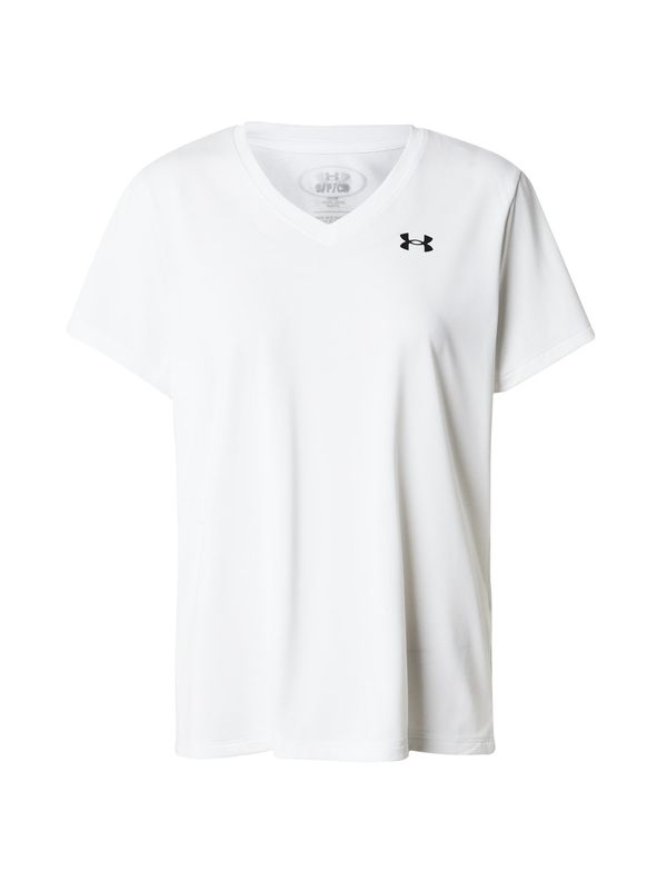UNDER ARMOUR UNDER ARMOUR Tehnička sportska majica  crna / bijela