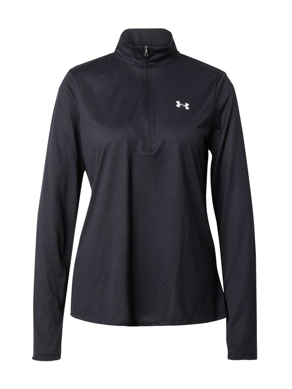 UNDER ARMOUR UNDER ARMOUR Tehnička sportska majica  crna / prljavo bijela