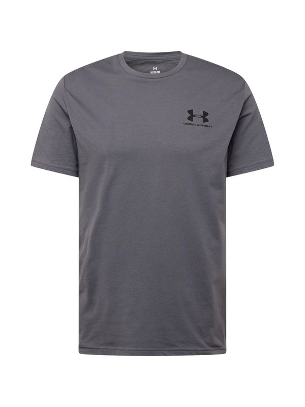 UNDER ARMOUR UNDER ARMOUR Tehnička sportska majica  siva / crna