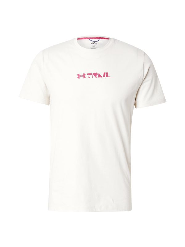 UNDER ARMOUR UNDER ARMOUR Tehnička sportska majica  svijetlobež / žuta / svijetloroza