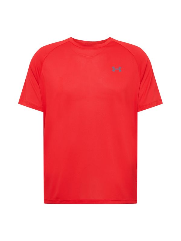 UNDER ARMOUR UNDER ARMOUR Tehnička sportska majica 'Tech 2.0'  antracit siva / vatreno crvena