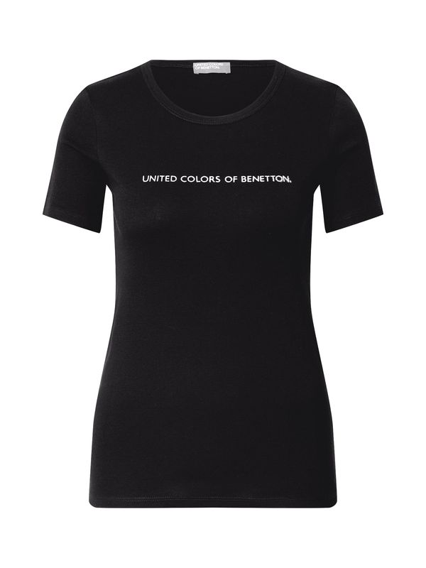 UNITED COLORS OF BENETTON UNITED COLORS OF BENETTON Majica  crna / bijela