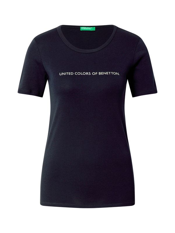 UNITED COLORS OF BENETTON UNITED COLORS OF BENETTON Majica  noćno plava / bijela