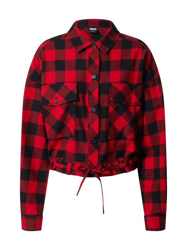 Urban Classics Urban Classics Bluza  crvena / crna