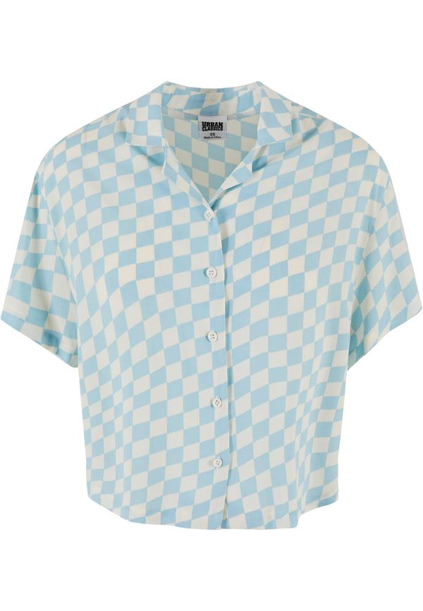 Urban Classics Urban Classics Bluza 'Resort'  svijetloplava / bijela