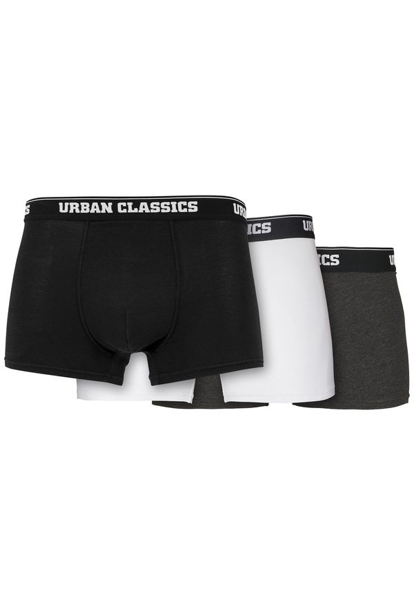 Urban Classics Urban Classics Bokserice  antracit siva / crna / bijela