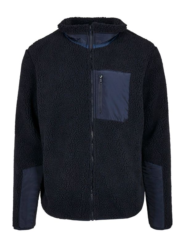 Urban Classics Urban Classics Flis jakna  morsko plava