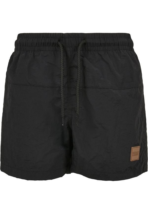 Urban Classics Urban Classics Kupaće hlače 'Block Swim'  boja devine dlake (camel) / crna