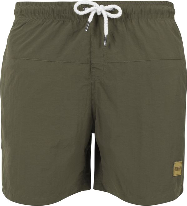 Urban Classics Urban Classics Kupaće hlače 'Block Swim'  kaki