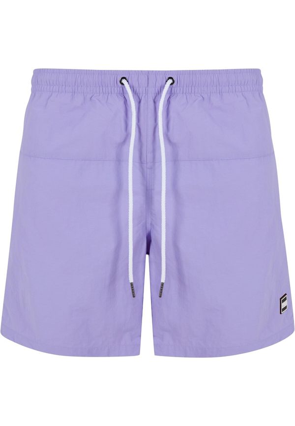 Urban Classics Urban Classics Kupaće hlače  lavanda / crna / bijela