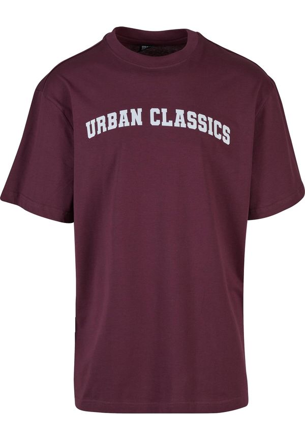 Urban Classics Urban Classics Majica  boja vina / bijela