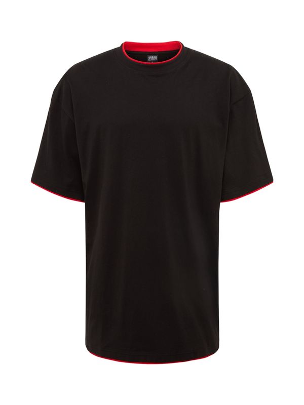 Urban Classics Urban Classics Majica  crvena / crna