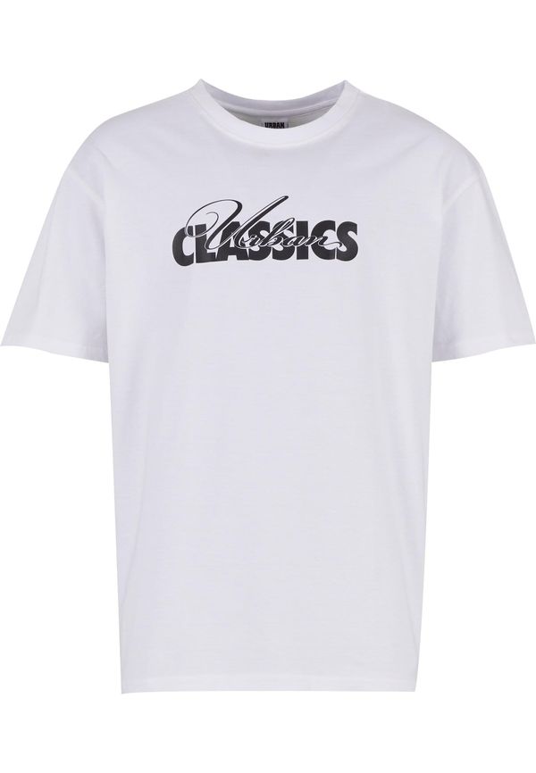 Urban Classics Urban Classics Majica 'Cursive Bold'  crna / bijela