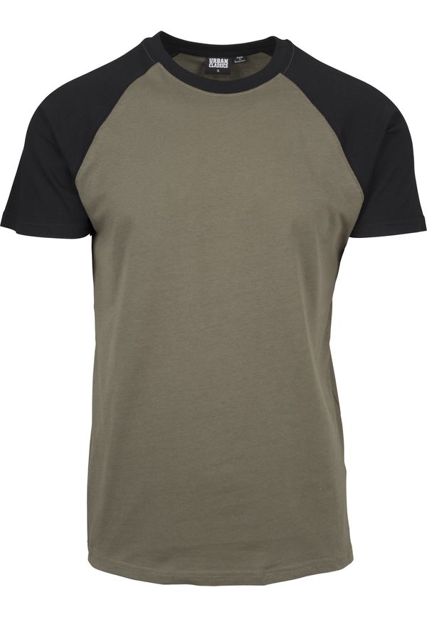 Urban Classics Urban Classics Majica  maslinasta / crna