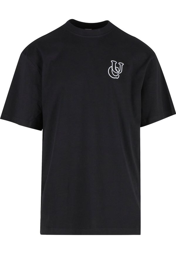 Urban Classics Urban Classics Majica 'Shiny'  svijetlosiva / crna
