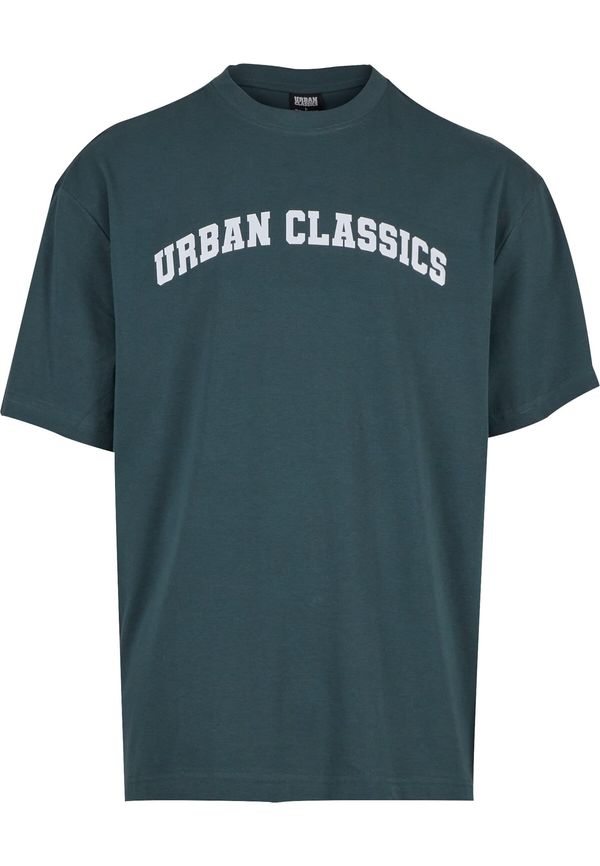 Urban Classics Urban Classics Majica  tamno zelena / bijela