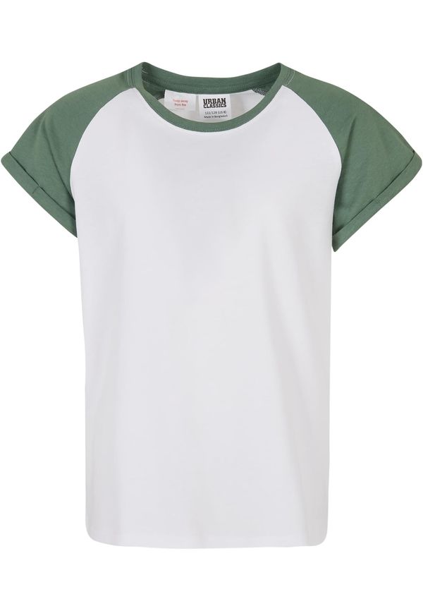 Urban Classics Urban Classics Majica  zelena / bijela