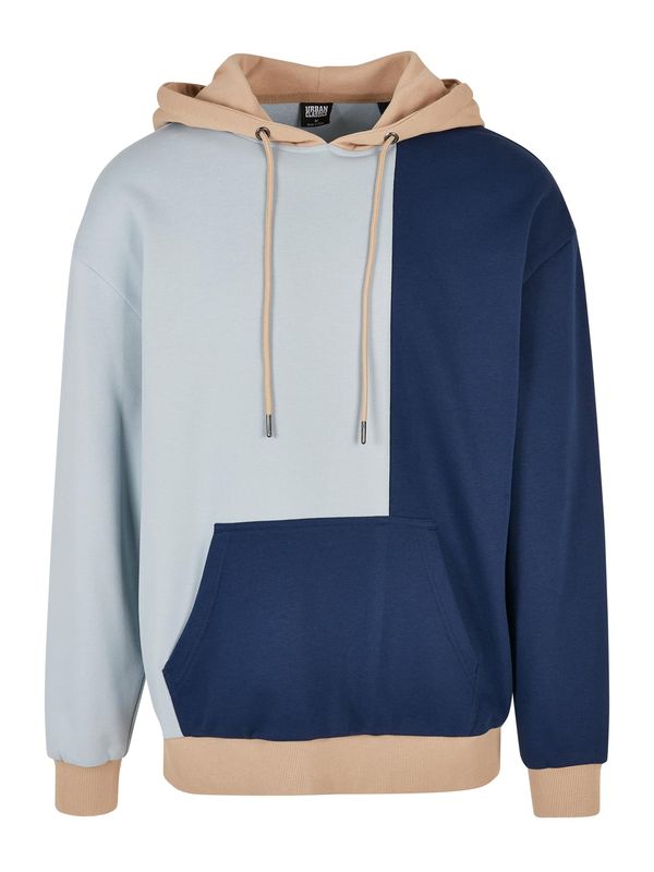 Urban Classics Urban Classics Sweater majica  bež / mornarsko plava / pastelno žuta