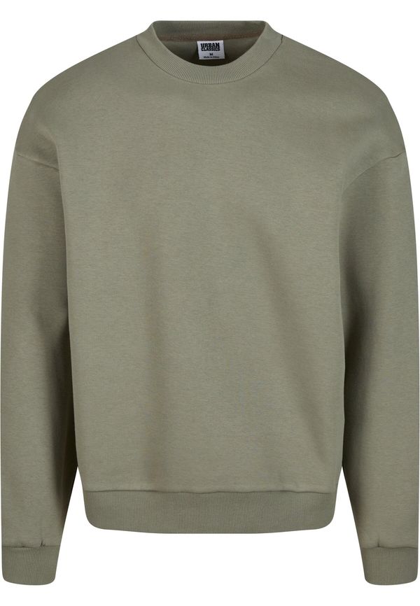 Urban Classics Urban Classics Sweater majica 'Fluffy'  maslinasta