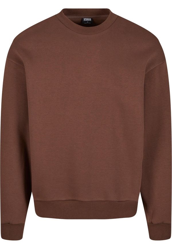Urban Classics Urban Classics Sweater majica 'Fluffy'  smeđa