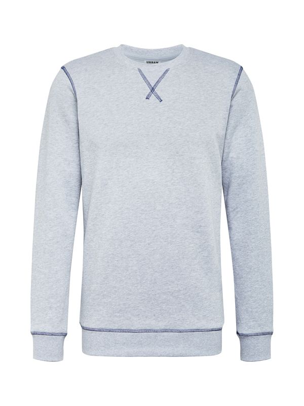 Urban Classics Urban Classics Sweater majica  mornarsko plava / svijetlosiva