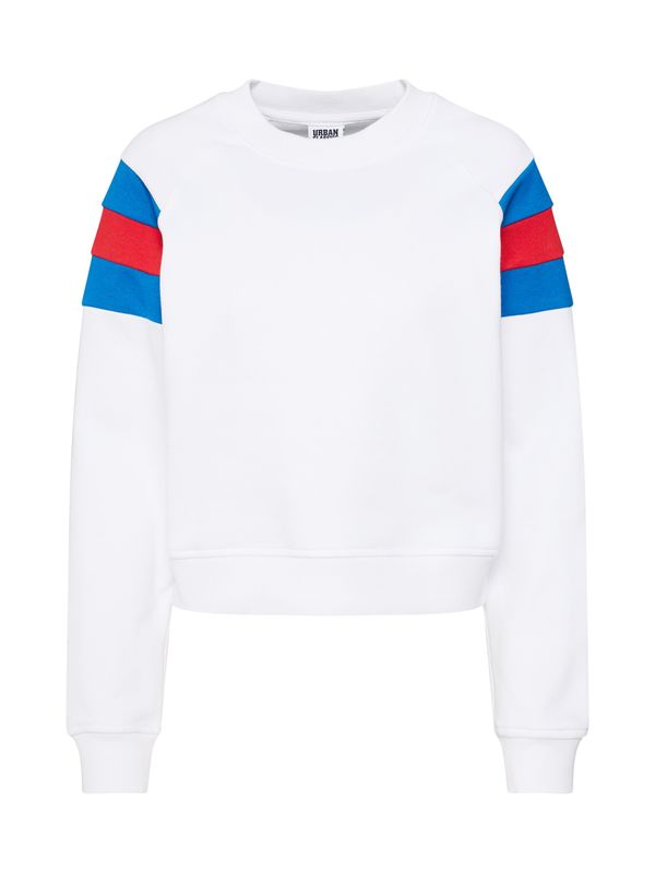 Urban Classics Urban Classics Sweater majica  plava / crvena / bijela