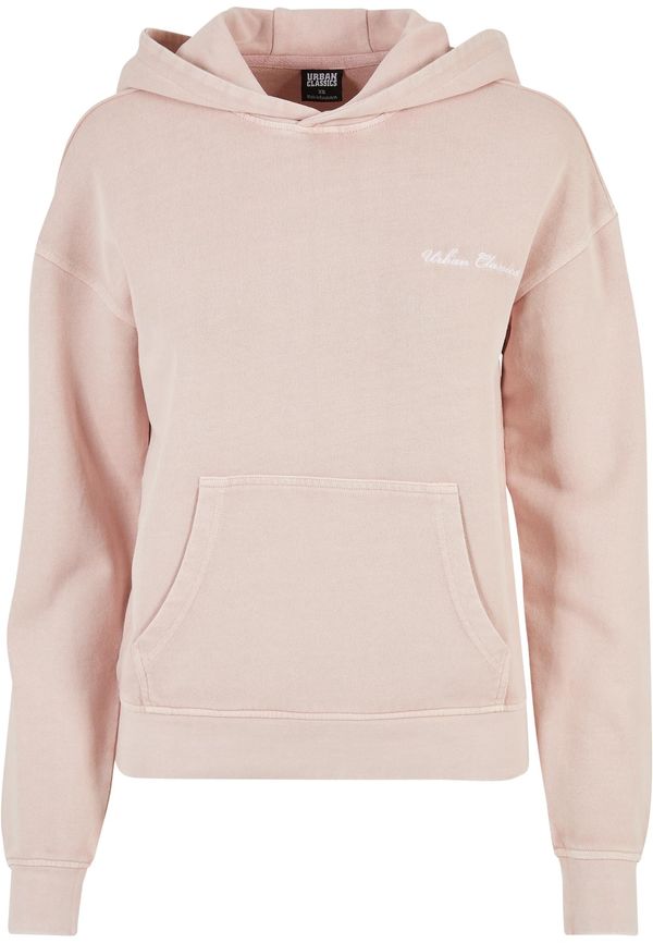 Urban Classics Urban Classics Sweater majica  prljavo roza / bijela
