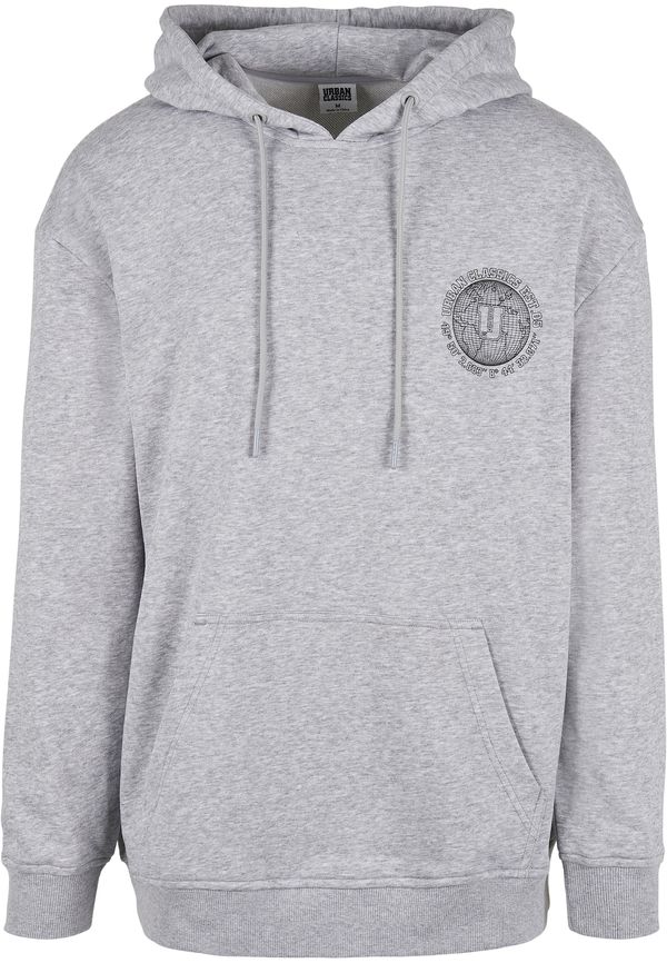 Urban Classics Urban Classics Sweater majica  siva melange / crna