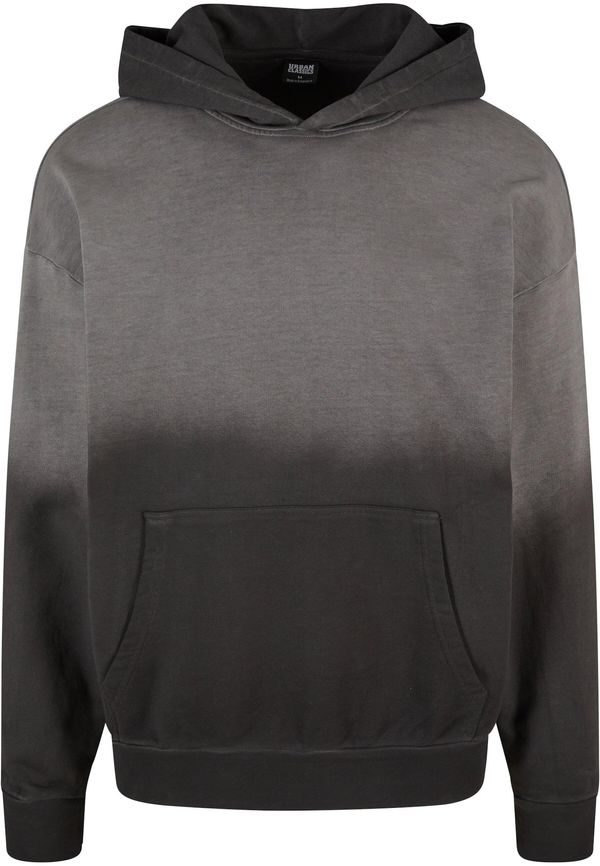 Urban Classics Urban Classics Sweater majica 'Sun'  tamo siva / crna