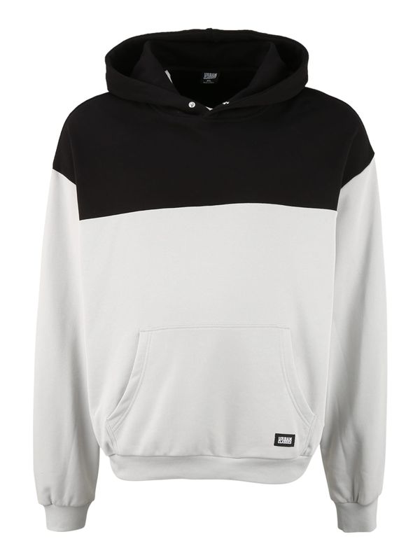 Urban Classics Urban Classics Sweater majica  svijetlosiva / crna