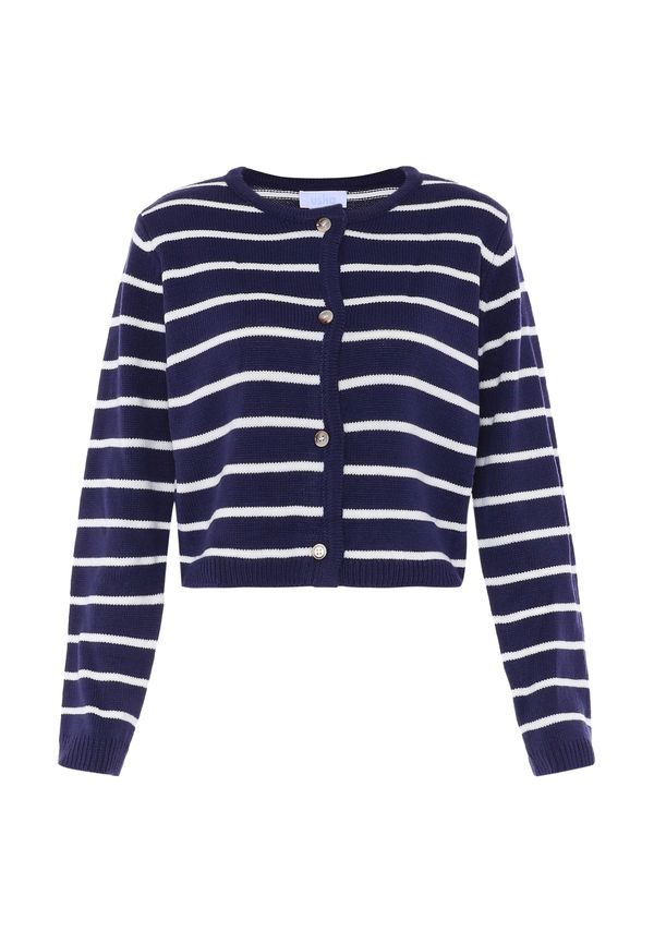 usha BLUE LABEL usha BLUE LABEL Kardigan  morsko plava / bijela