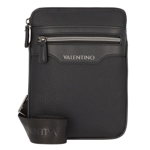 VALENTINO VALENTINO Torba preko ramena 'Efeo'  srebrno siva / crna