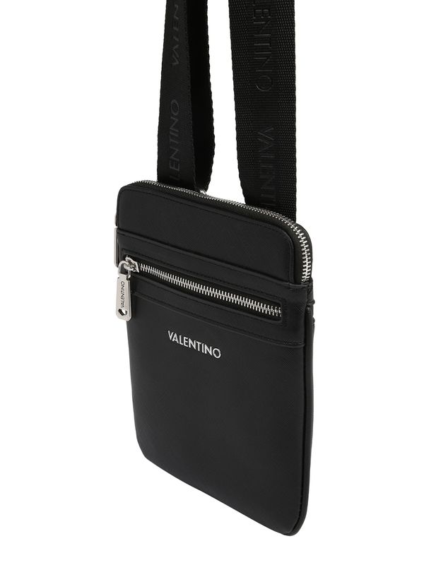 VALENTINO VALENTINO Torba preko ramena 'MARNIER'  crna / srebro