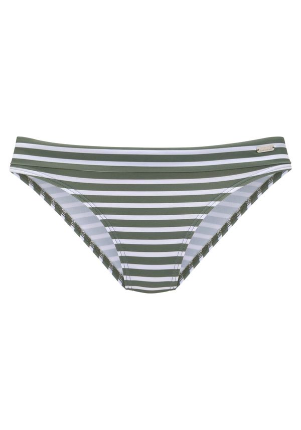 VENICE BEACH VENICE BEACH Bikini donji dio  tamno zelena / prljavo bijela